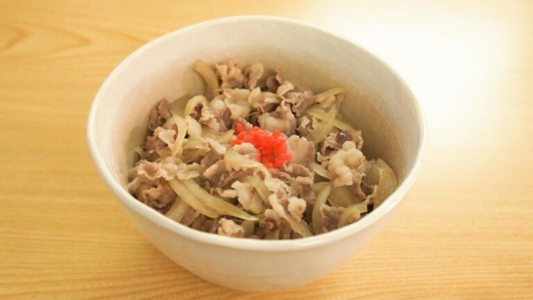 【安い牛肉でもこんなに？！美味しい牛丼】今すぐ作りたくなるレシピ♪How to cook Beef bowl:japanese food