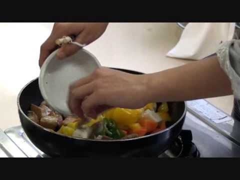 メカジキの甘酢炒め