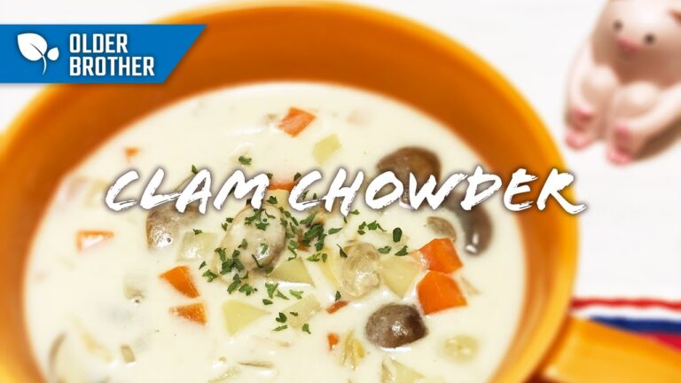 牛乳たっぷり【簡単クラムチャウダー】酪農業界応援レシピ＜KITCHEN TANAKA 兄レシピ＞