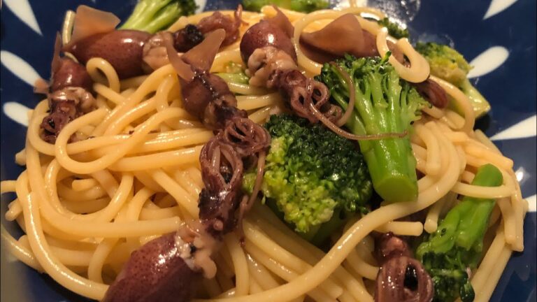 ホタルイカの和風パスタ　#pasta #Shorts