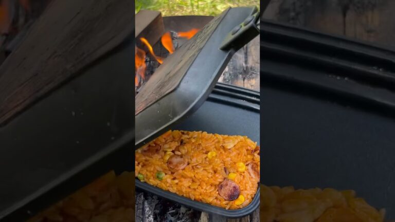 【簡単ホットサンド】失敗しないオムライス作ってみた😋