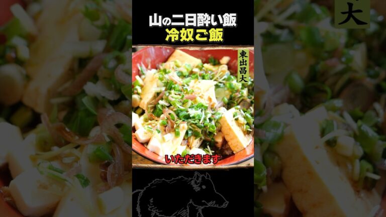 東出昌大 / 冷奴ご飯