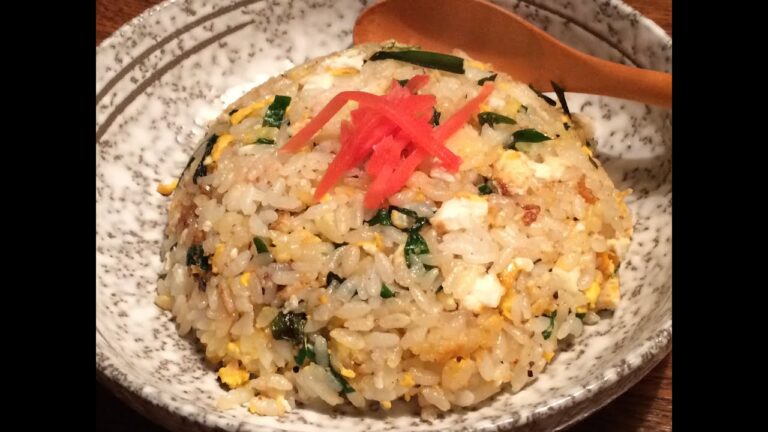 「ニラ玉チャーハン」作り方