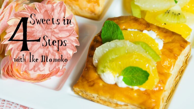 4stepで出来るたっぷりフルーツのミニパイの作り方| mini fruit pies : Sweets In 4steps with Ike Momoko