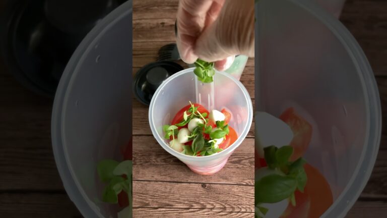 トマトを使ったサラダ料理3種類紹介！ダイソーのサラダコンテナ使用 #ダイソー購入品 #トマトレシピ #shorts