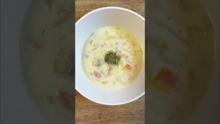 クラムチャウダー作る