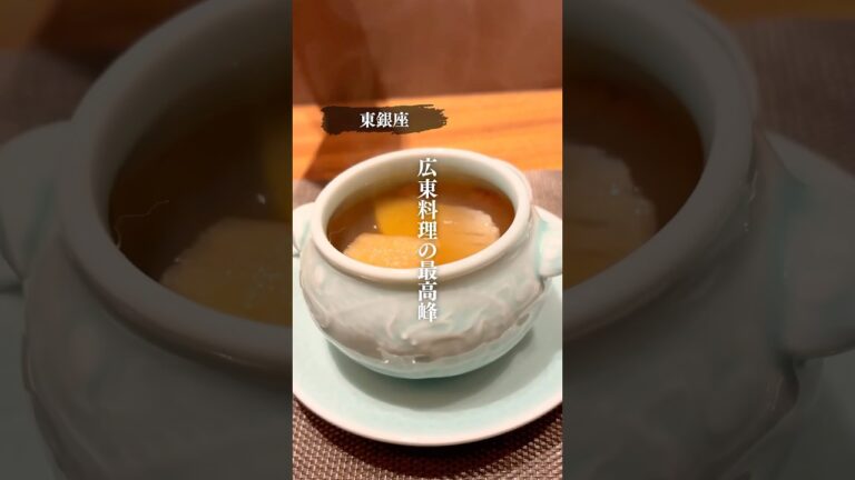 東銀座で高級中華日和✨広東料理の最高峰👑 #銀座 #銀座グルメ #東銀座 #新富町 #東京 #東京グルメ #ginzatokyo #中華料理 #広東料理