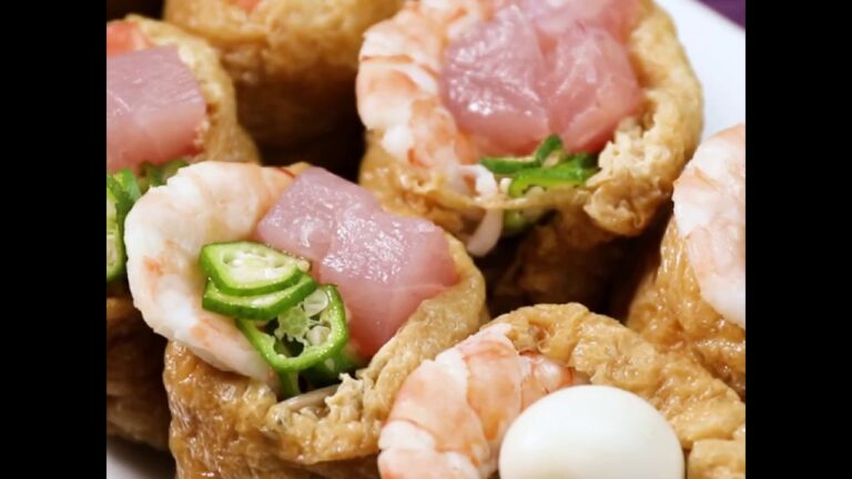 麺つゆでさっぱり！ そば稲荷