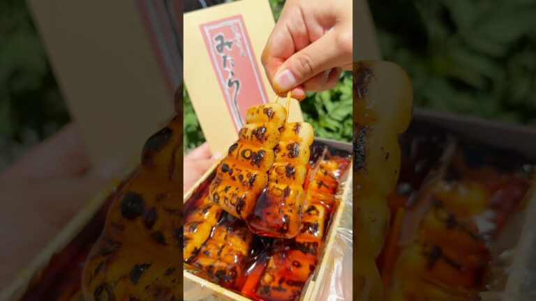 大阪で1番有名なみたらし団子 #大阪グルメ #japanesefood