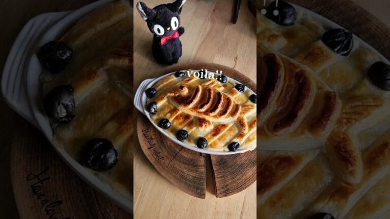 【ジブリ飯】にしんとカボチャの包み焼き🧹🎀～魔女の宅急便～