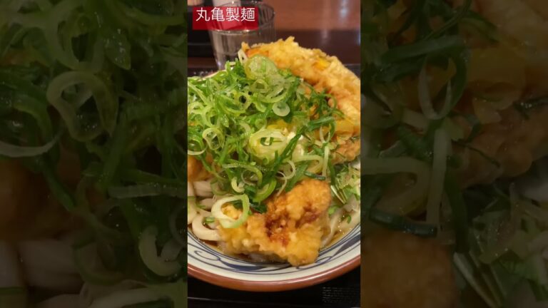 タル鶏天ぶっかけうどん
