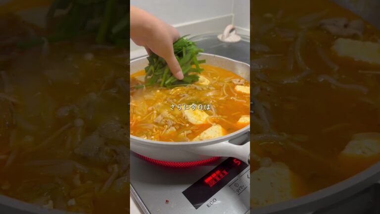 15分ワンパン絶品キムチチゲ🍲