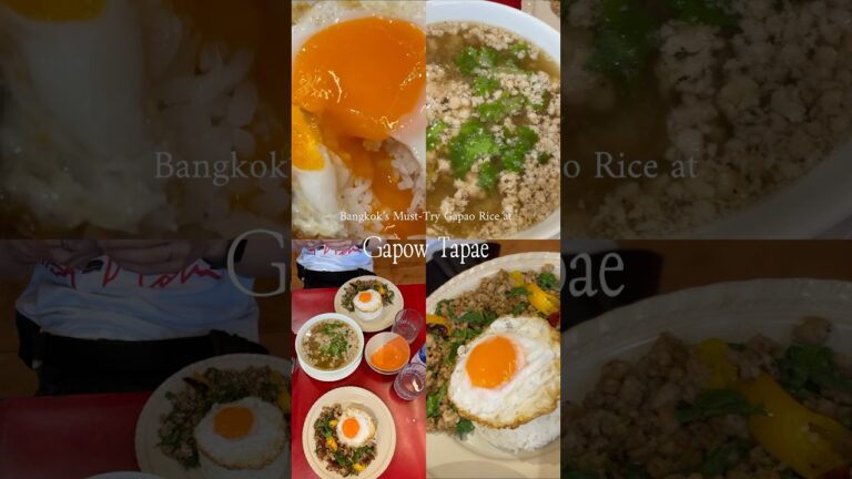 美味しすぎるガパオライス専門店🇹🇭『ガパオ・ターペ』【アソーク駅近く】