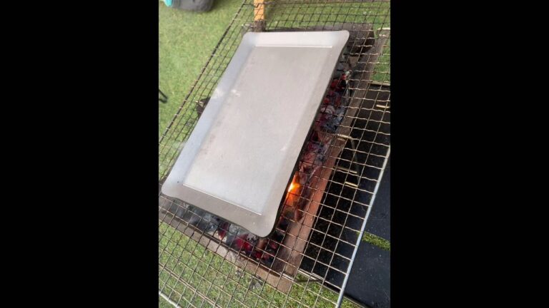 鉄板シーズニングついでに鶏肉をやく