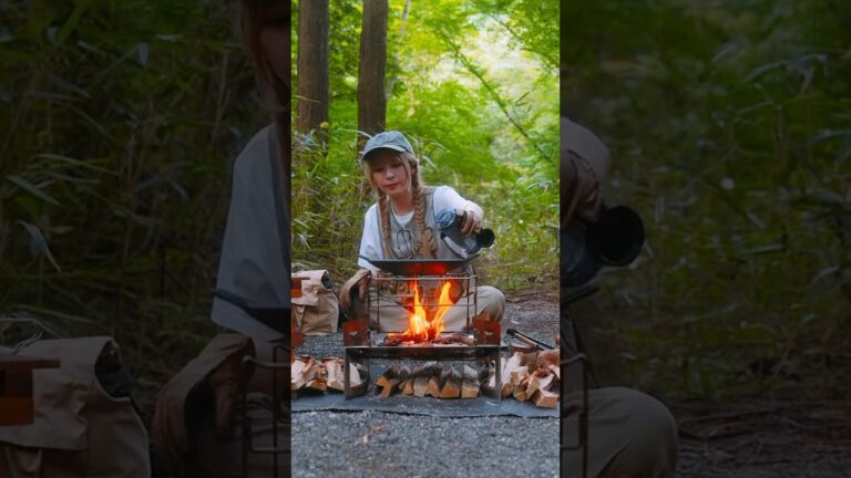 フライパン1つで簡単🍝レシピは⬇️　和風なパスタです😋　やっぱりキャンプだとフライパン1つで作れるレシピが楽で良きです🫶　　【 ツナと塩昆布のワンパンパスタ 】　🍝材料🍝・パスタ #food