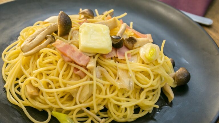 和風きのこのスパゲッティ