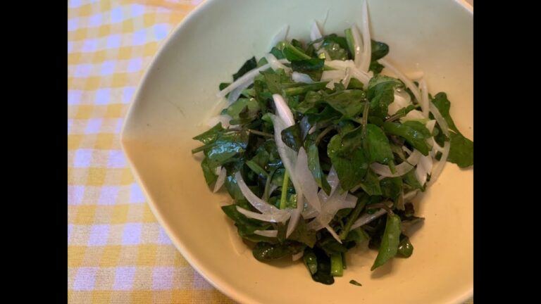 3分で出来る！！『クレソンサラダ』(副菜)