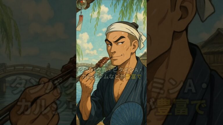 【“うなぎ”は夏のスタミナ食!?】江戸の贅沢グルメ｜ 「昔の日本、ヤバすぎた制度」シリーズ第204話 #rekishinosukima #shorts