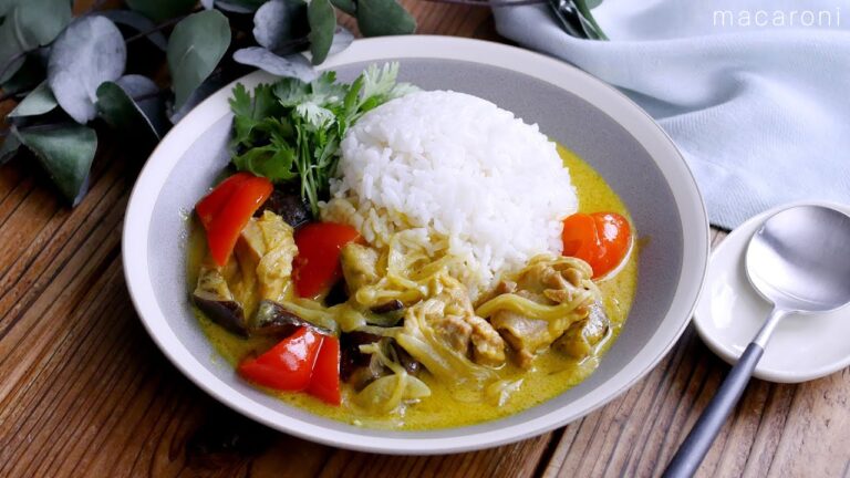 【ココナッツカレー】おうちで本格的な味わい♪夏に食べたい味！