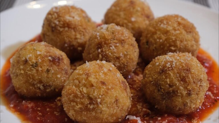 イタリアン ライスコロッケ 超簡単 アランチーニ を作りました | アランチーニの作り方 | イタリアンおにぎり