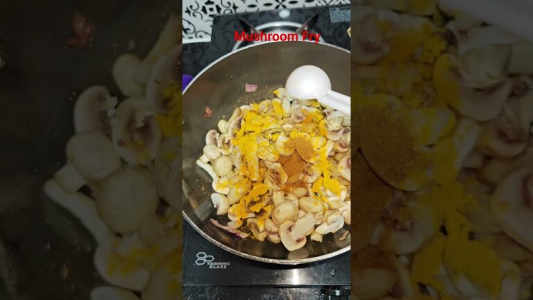 Alia Bhatt favourite food Mushroom fry ll #flyxo