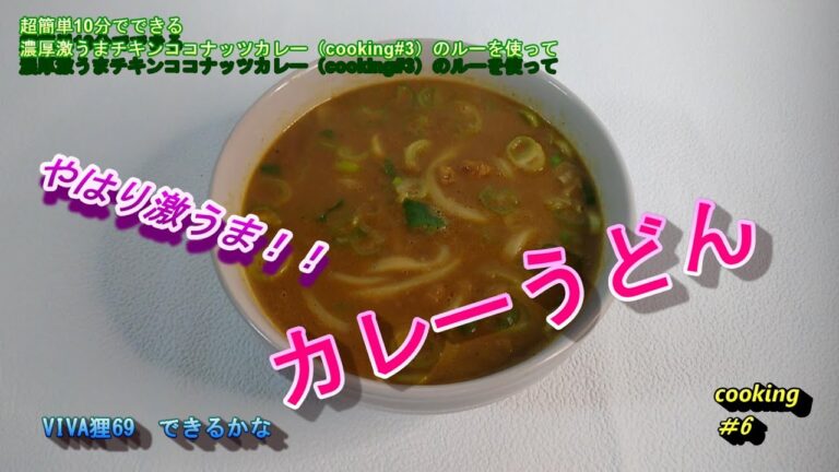 cooking #6 カレーうどん