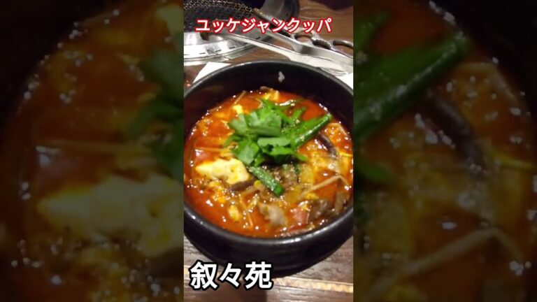 【焼肉】#焼肉 #韓国 #叙々苑 #ユッケジャンクッパ#美味しい #美味しいもの好きな人と繋がりたい #美味しい店 #辛い #辛い料理 #delicious #グルメ #高級＃Korean food