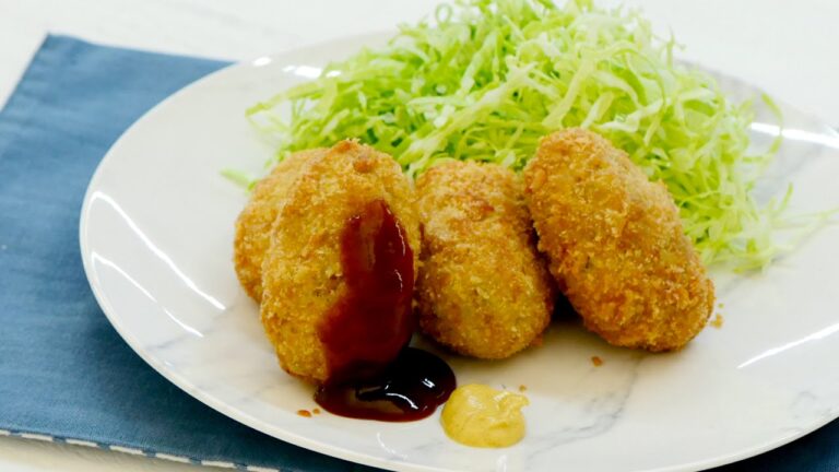 生パン粉のキャベツメンチカツ