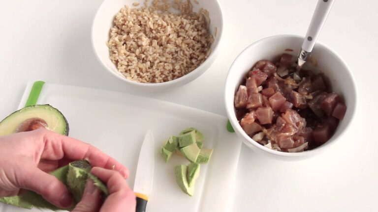 Simple Dinner Idea: Poke Tuna Salad Stackers