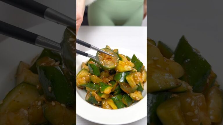 きゅうりの世界一美味しい食べ方🥒箸が止まらない…