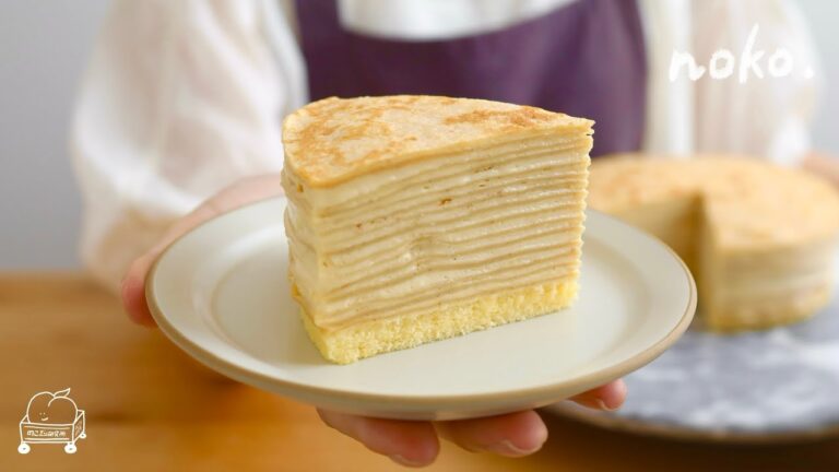 人生でいちばん美味い。本気のミルクレープを作った。