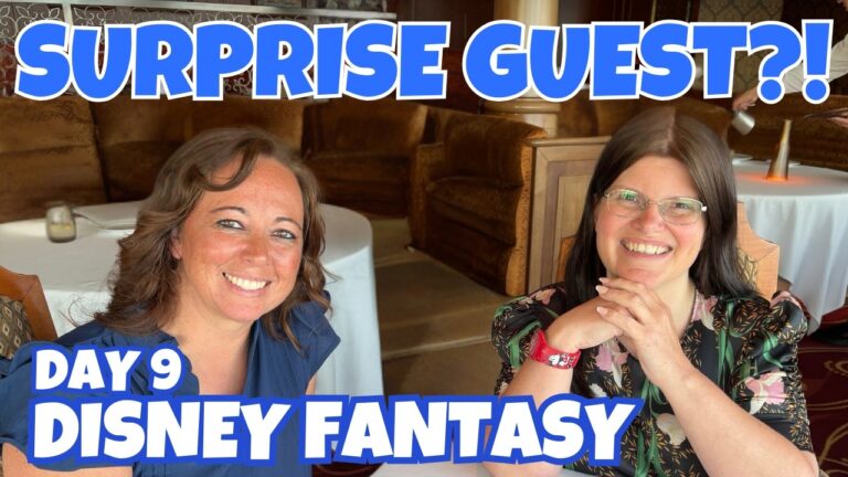DISNEY FANTASY Cruise Line Vlog | Palo Dinner Blown away by Surprise Guest!