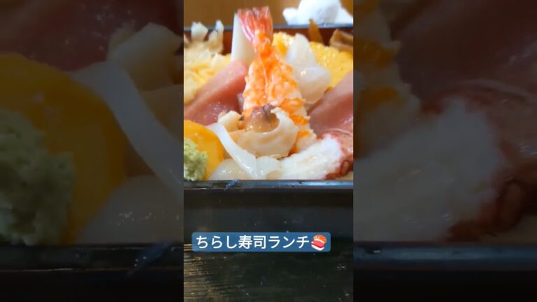 🍣ちらし寿司ランチ ㈲吉亀寿司　#府中市 #ちらし寿司