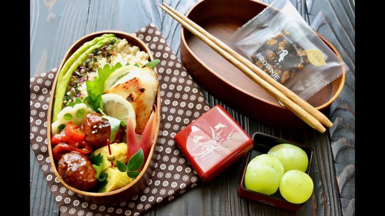 【お弁当作り】めかじきの西京焼き弁当の作り方〜How to make Japanese bento lunch box〜