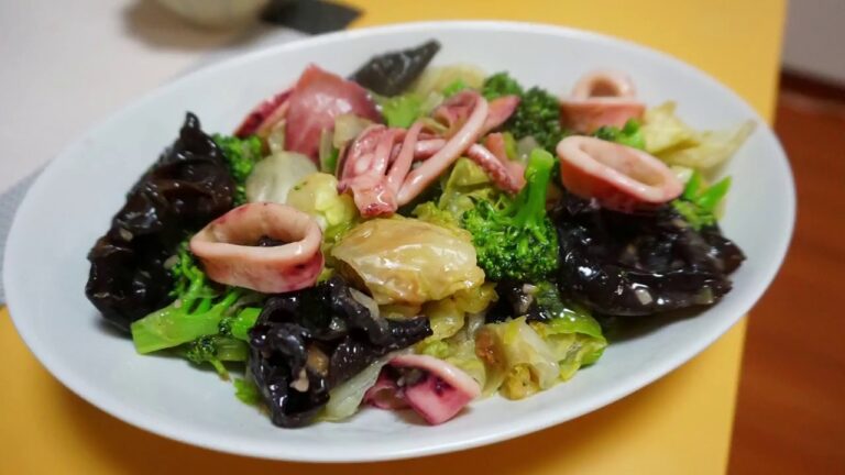 イカ野菜炒め