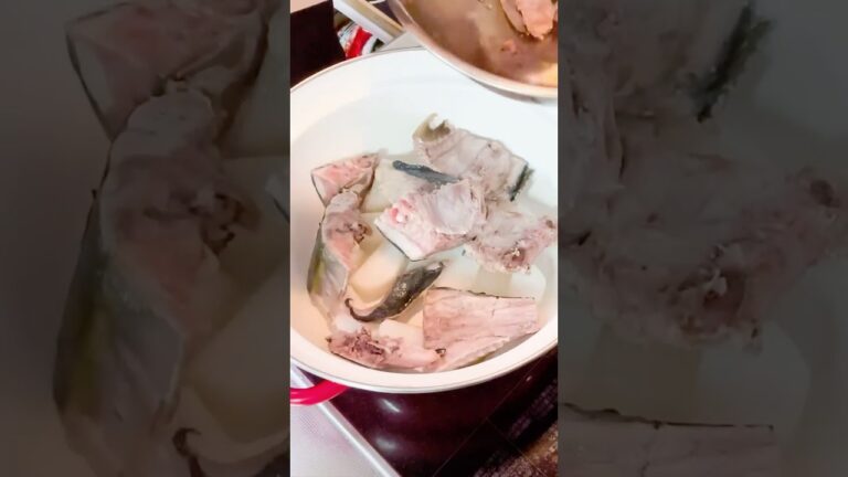 【ブリのアラでブリ大根👍】#煮る #料理