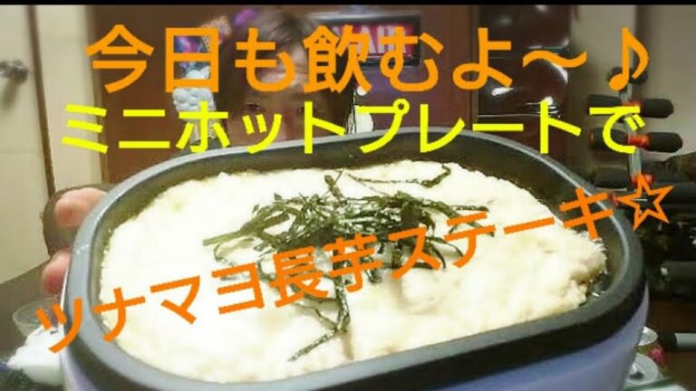 ☆ツナマヨ長芋ステーキ☆ビール🍺スタイルフリー☆プレモル(ブラック)☆角ハイボール☆【飲み動画】【飯動画】【家飲み】