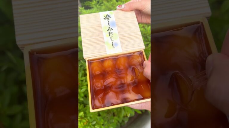 スティーブ・ジョブズが愛した和菓子屋の冷しみたらし団子！とぅるとぅるのみたらしとふわふわの団子の食感が最高！ #東京グルメ