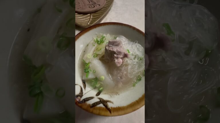 春雨スペアリブ大根玉ねぎ白菜スープ##スープ