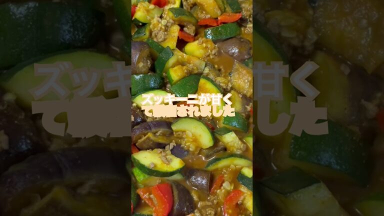 野菜たっぷりドライカレー#片麻痺YouTuberの会 #shorts #コンスープ