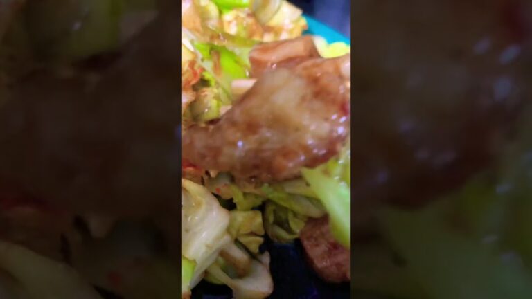 ホルモン野菜炒め🍚