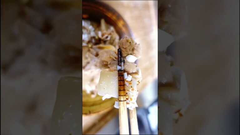 【もつ煮込み】とろとろに煮込んだ 白みそ仕立て #shorts