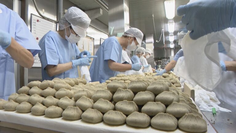 秋の味覚“栗きんとん”製造開始  店頭では1つ291円で販売 来月から愛知･東京の百貨店でも販売予定 岐阜･中津川市の川上屋