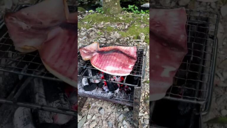 イカの炭火焼き