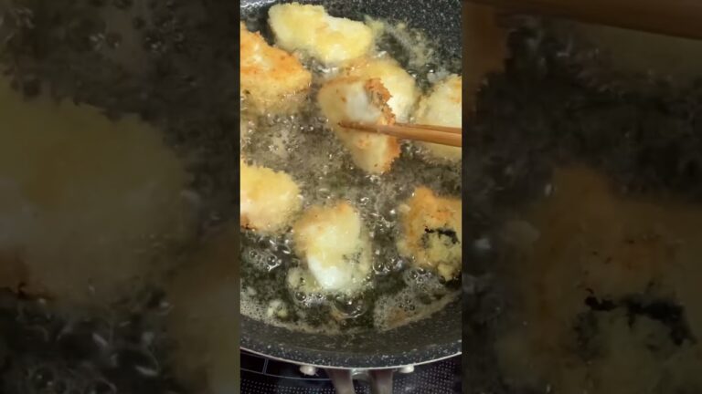 釣ったスズキで白身魚のフライ
