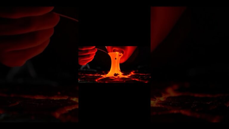 溶岩を食べるASMR！？｜Eating Molten Lava 🔥🌋 #ASMR #shorts #asmr #lava #ASMR #shorts #asmr #handmade #AiSMR