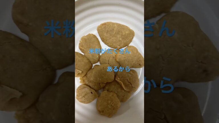きなこ　オートミール　米粉でクッキー作ってみた