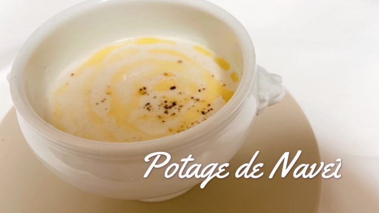 Potage de navet (カブのポタージュ）