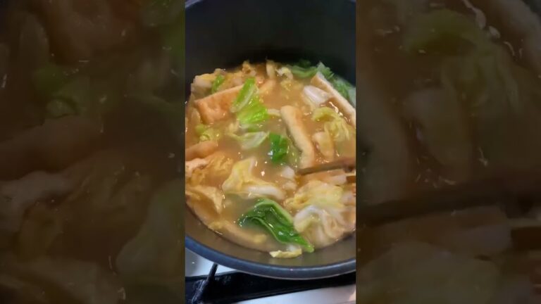 私はキャベツより白菜の味噌汁が好きだ！#shorts