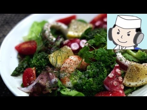 シーフードサラダ♪　Seafood Salad♪